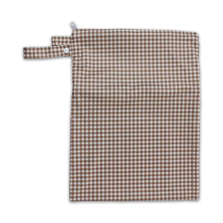 Tyoub Stay-dry Zip Wet Bag– Fawn Gingham för wholesale av Tyoub