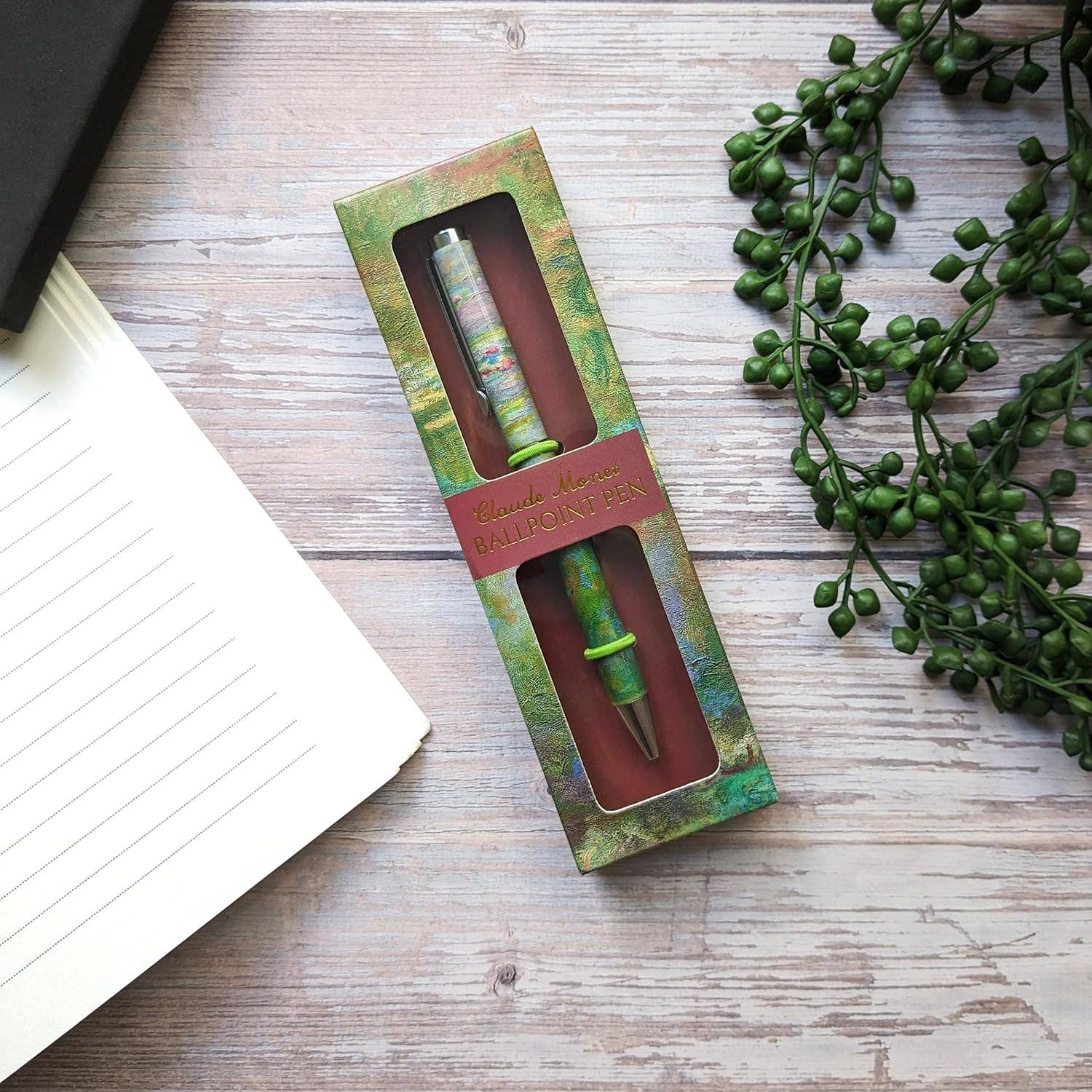 Robert Frederick Ltd – Großhandel Stift – Kugelschreiber Monet Seerosen im Geschenkbox8