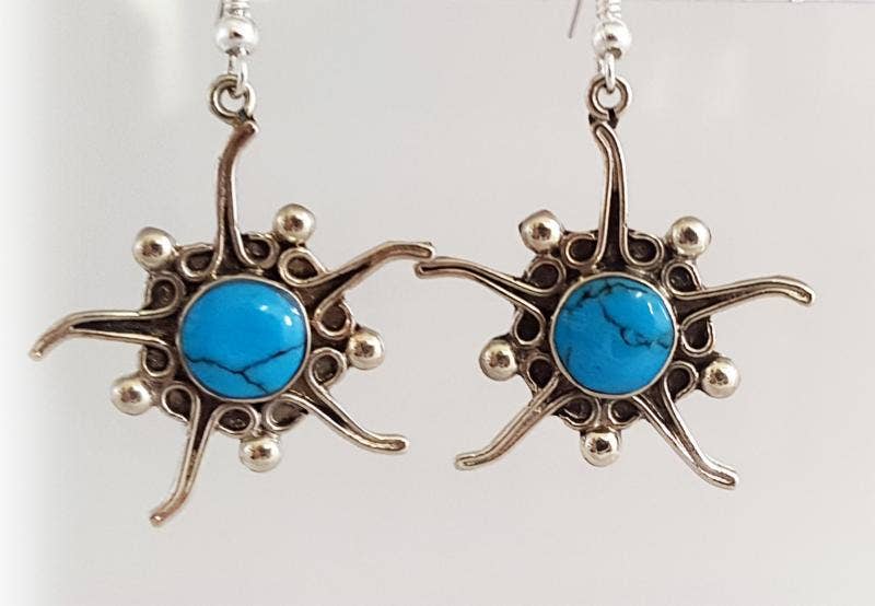 Costello International - Vente Boucles d'oreilles pendantes - La plus grande variété de boucles d'oreilles artisanales incrustées de mosaïque mexicaine31