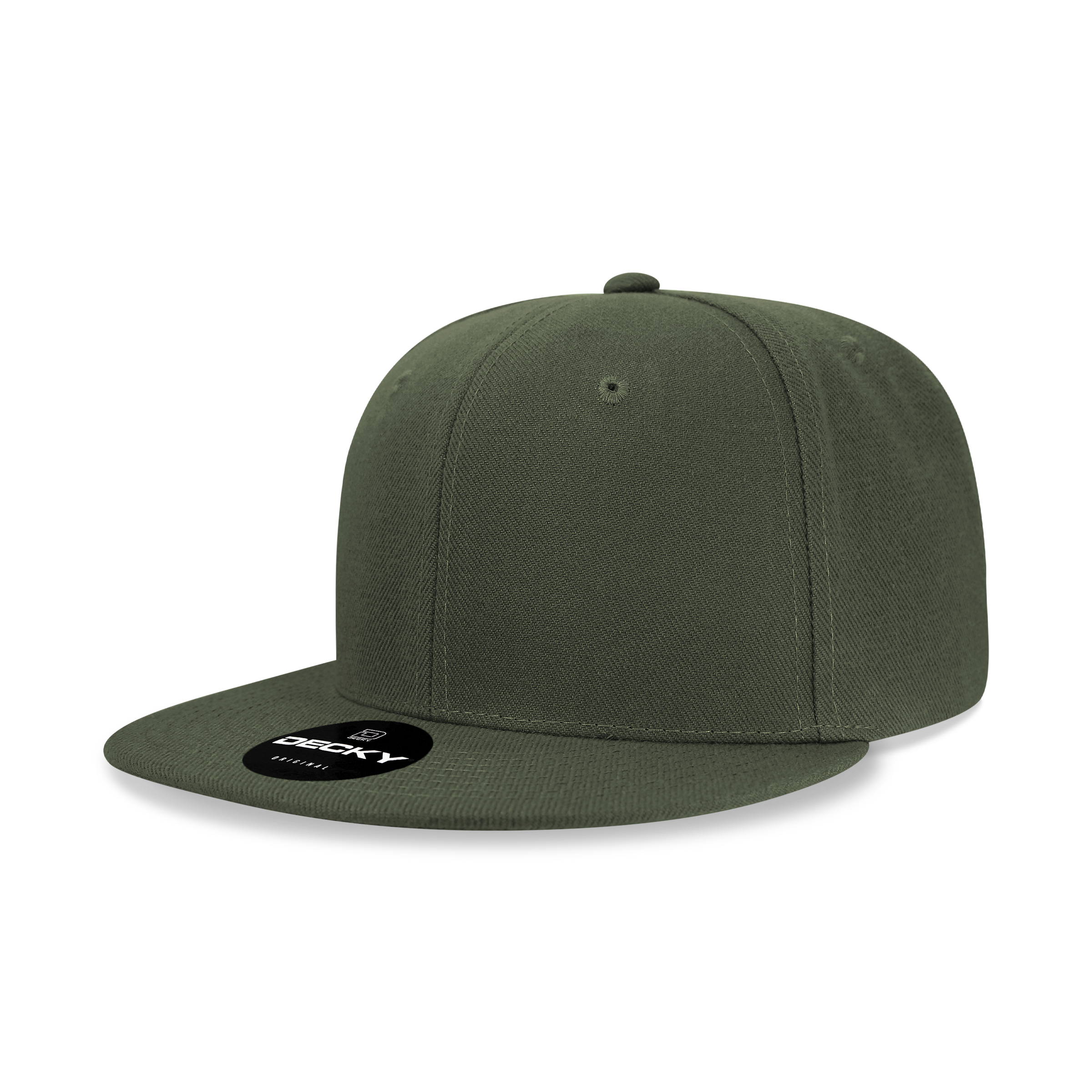 The Park Wholesale - Wholesale Flat Brim Cap - Men's - Decky 6020 - High Profile 6 Panel Snapback, Flat Bill Hat - 602026