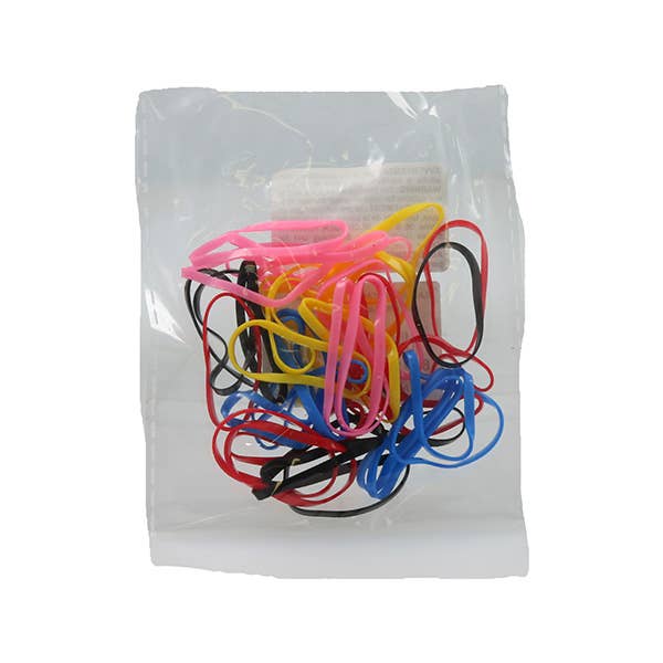 SUBLIME BEAUTY WHOLESALER SL - Wholesale Hair Tie - Xanitalia Pro 40 Large Multicolored Elastic Rubber Bands