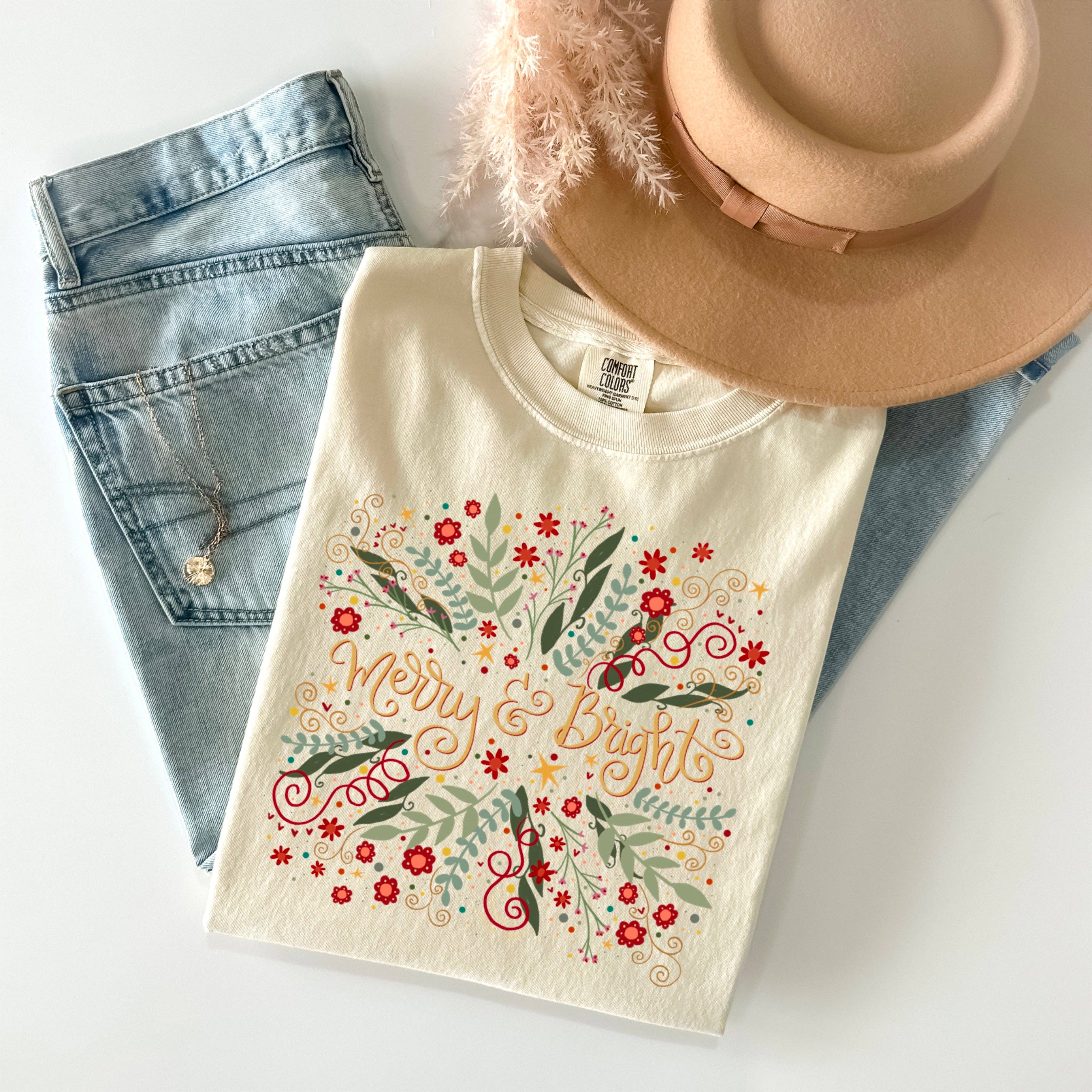 Lauras Closet - Vente Sweat-shirt à imprimés – unisexe - T-shirt graphique JOYEUX ET LUMINEUX1