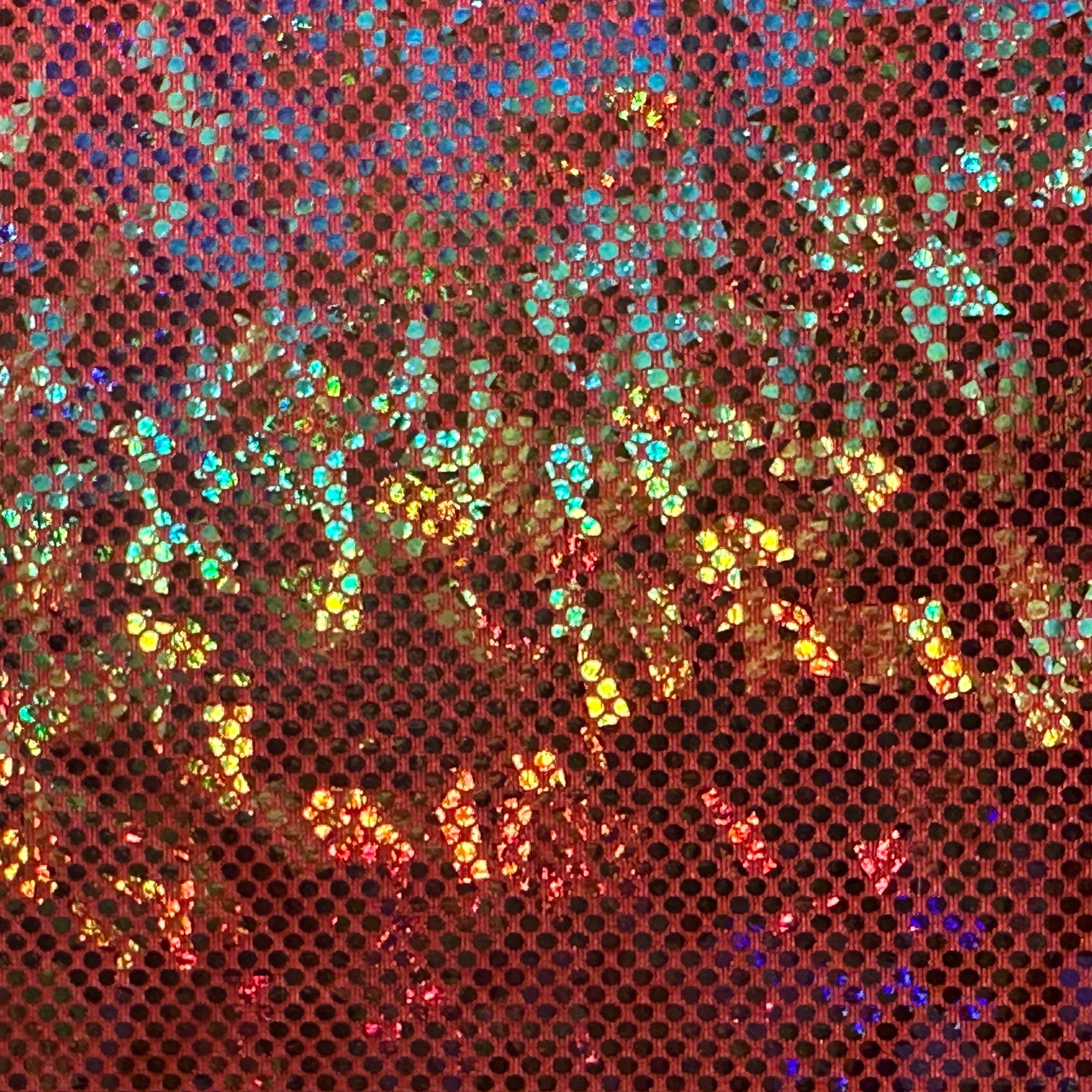 Spandex palace - Venta al por mayor Tela - Tela de nailon y elastano con diseño de holograma de cristal roto: realza tu estilo con un toque contemporáneo | Spandex Palace17