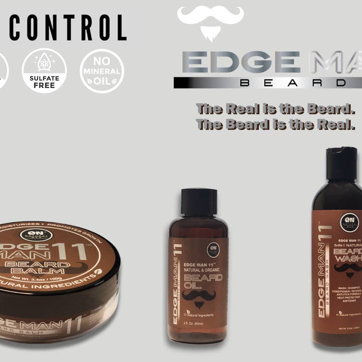 ON Natural USA - Wholesale Beard Styling Product - ON NATURAL - Edge Man 11 - Beard Balm3