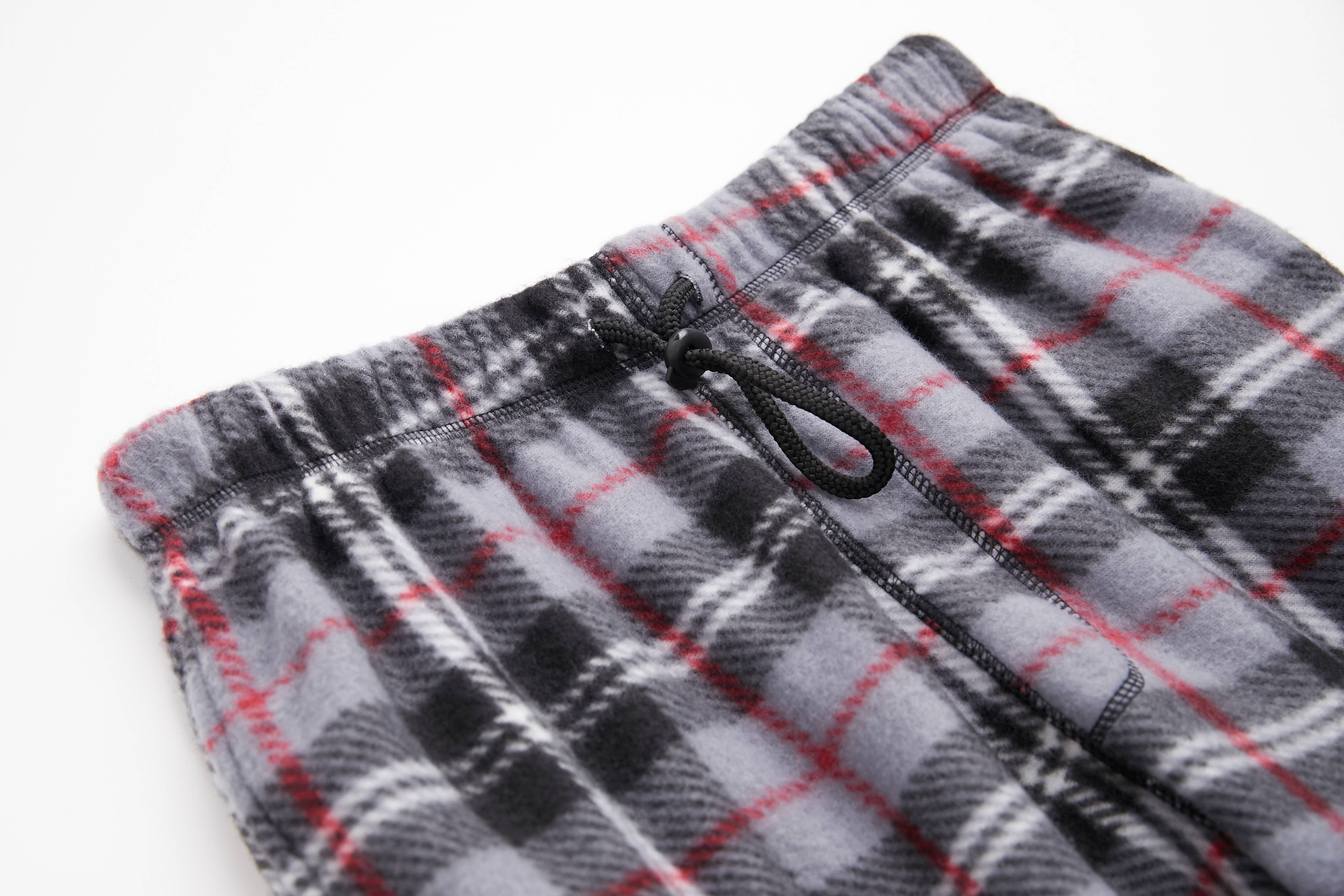 LeeHanTon - Wholesale Sleepwear Bottom - Men's - LeeHanTon Men's Plaid Fleece Pajama Pant Plus Size3