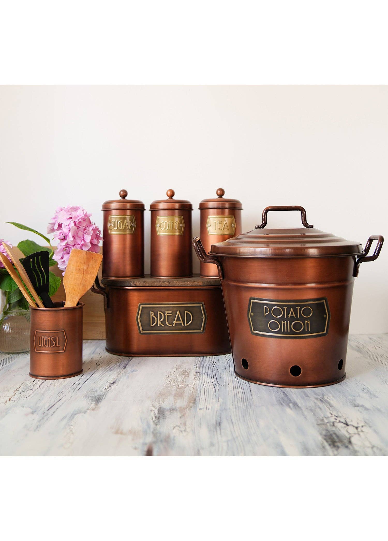 Rozi - Wholesale Bread Box - Copper Bread Bin6