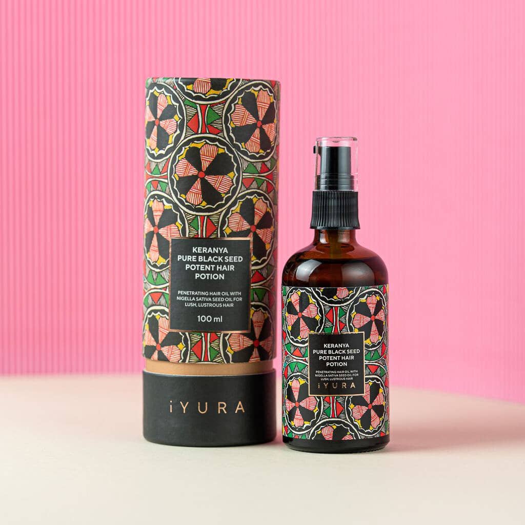 The Ayurveda Experience - Wholesale Hair Oil - iYURA Keranya Pure Black Seed Potent Hair Potion