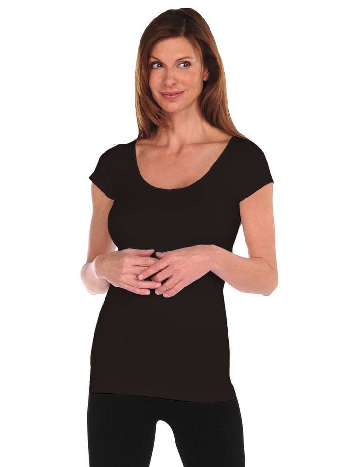 TINA Stephens Italy/Tees By Tina - Wholesale T-Shirt - Women's - Seamless Cap Sleeve (400CS)6