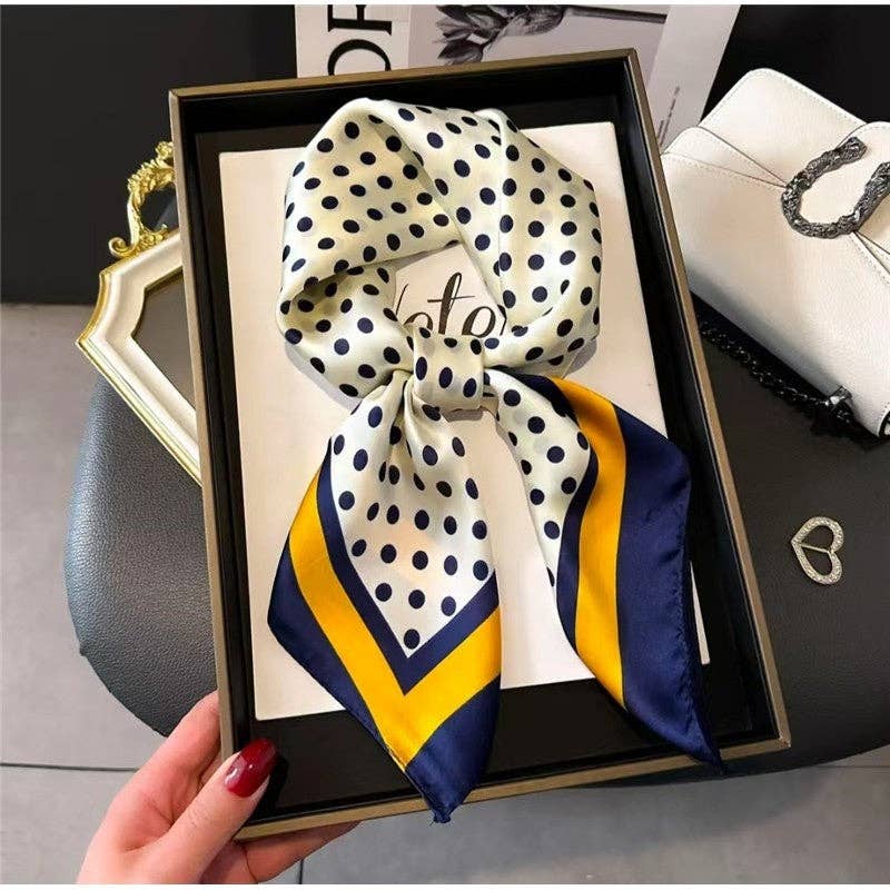 Plush Looks - Wholesale Scarf - Women's - Thin Printed Small Handkerchief2