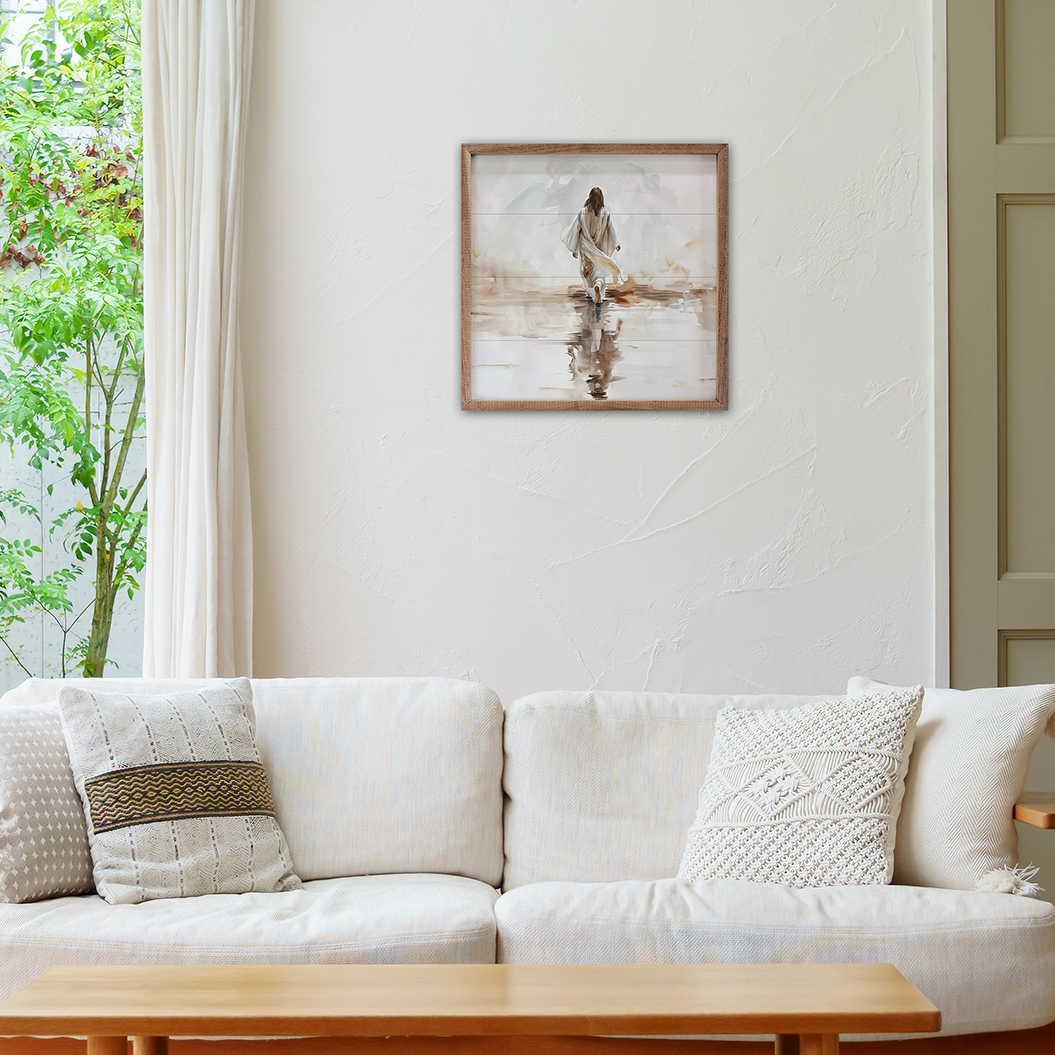 Kendrick Home - Wholesale Sign - Walking On Water By Petals Prints Design2