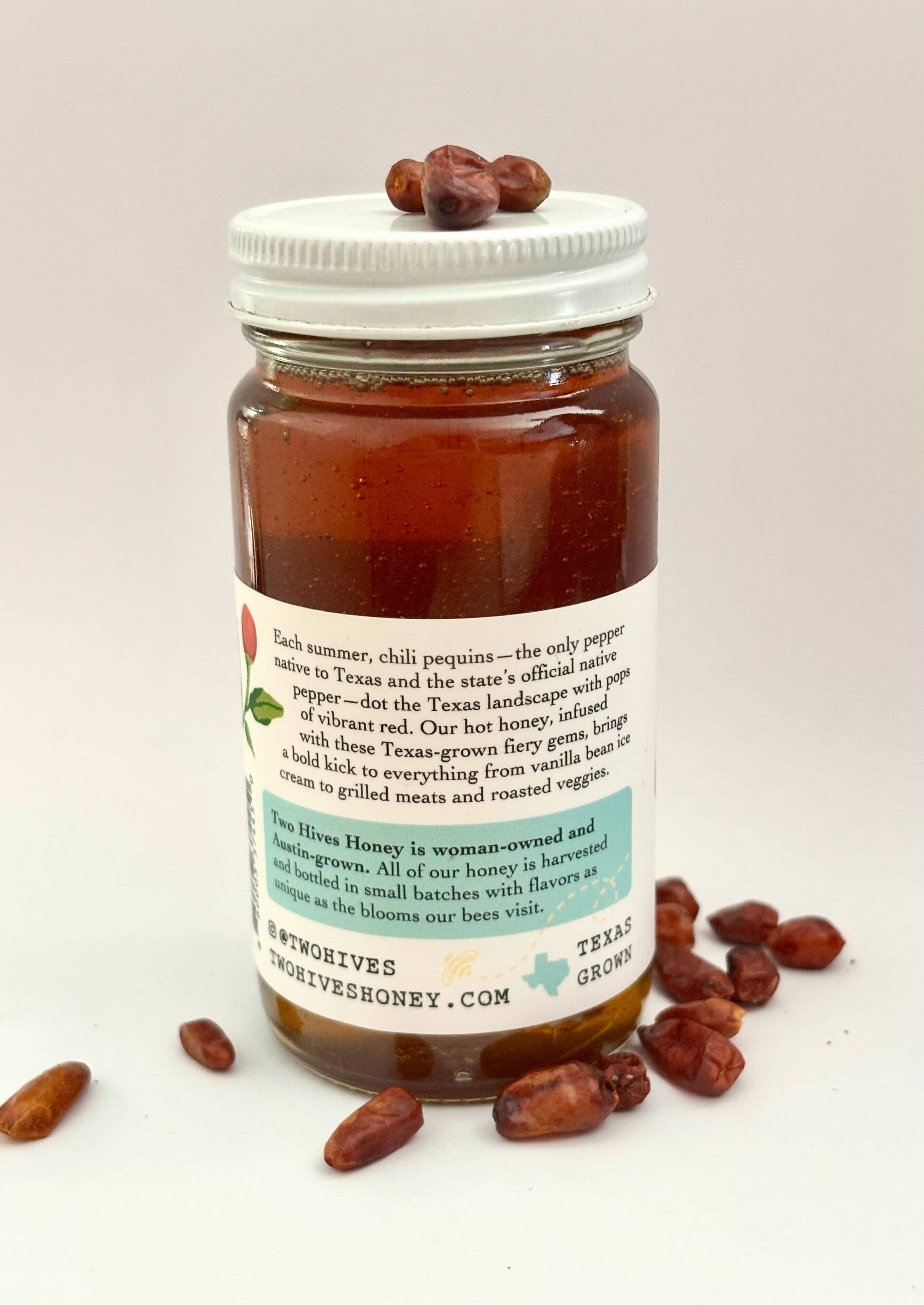Two Hives Honey - Wholesale Honey - Hot Honey-the Texas Edition!, 7 ounces1