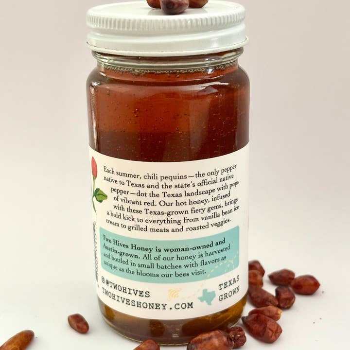 Two Hives Honey - Wholesale Honey - Hot Honey-the Texas Edition!, 7 ounces1