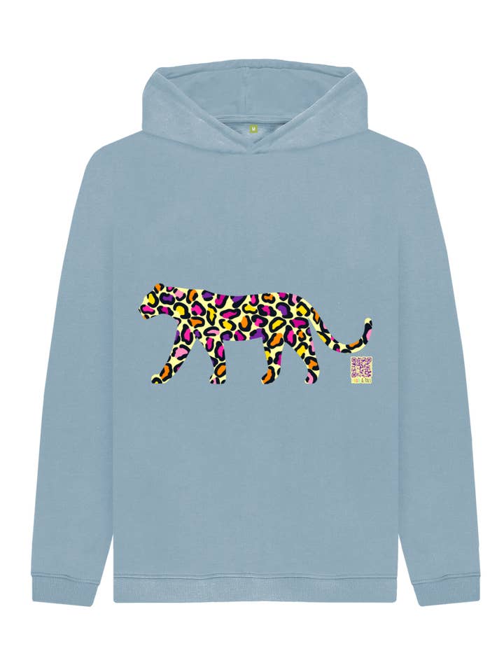 Roze Leopard hoodie voor kinderen voor wholesale door Dodo & Pals