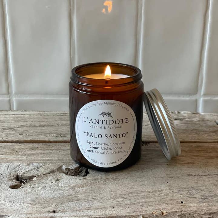 L'ANTIDOTE - Wholesale Jar/Filled Candle - PALO SANTO candle