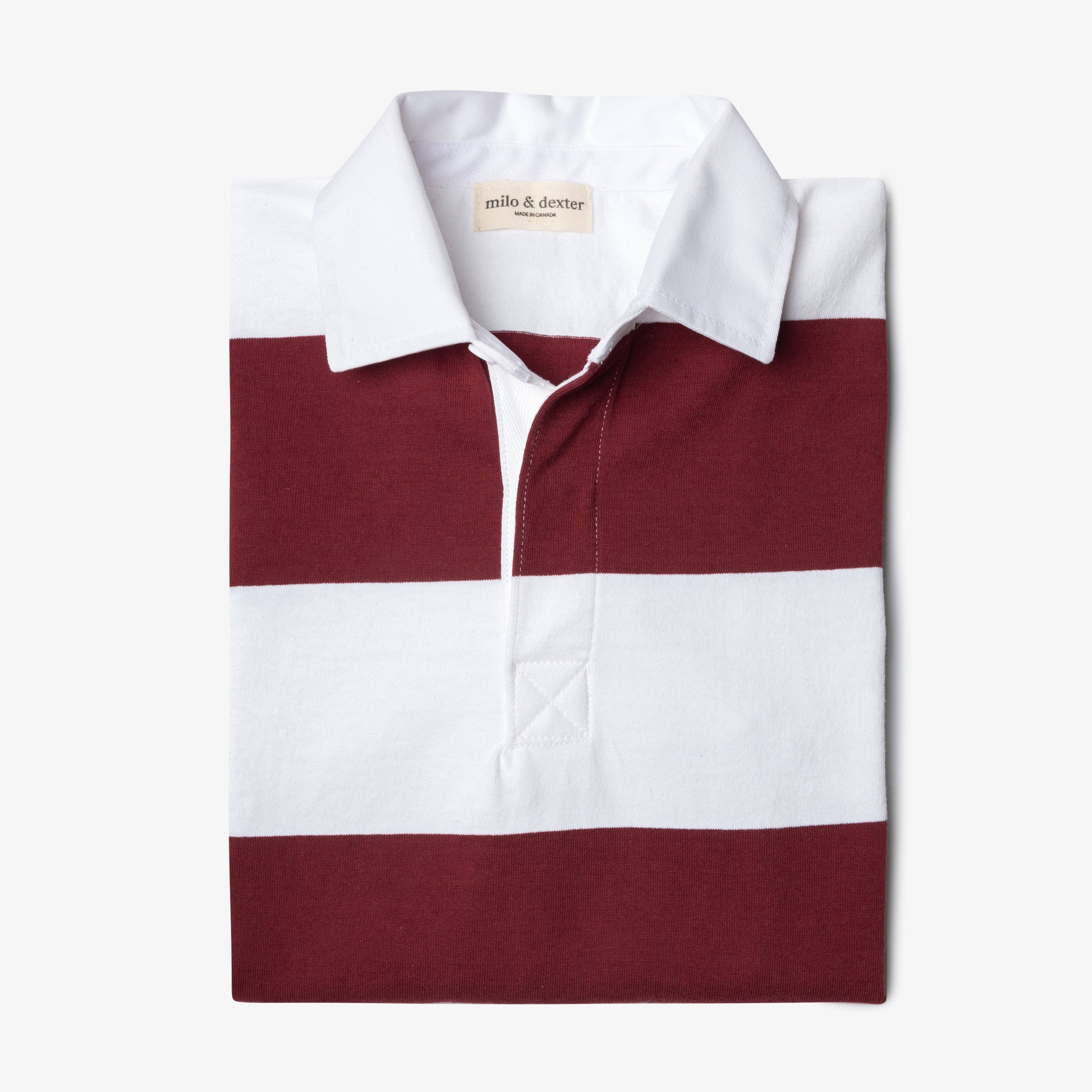 Milo & Dexter - Wholesale Polo - Men's - Striped Rugby Shirt8