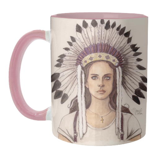 ART WOW - Wholesale Coffee Mug - Mugs 'Lana Del Rey IV' by Daniel Cash2