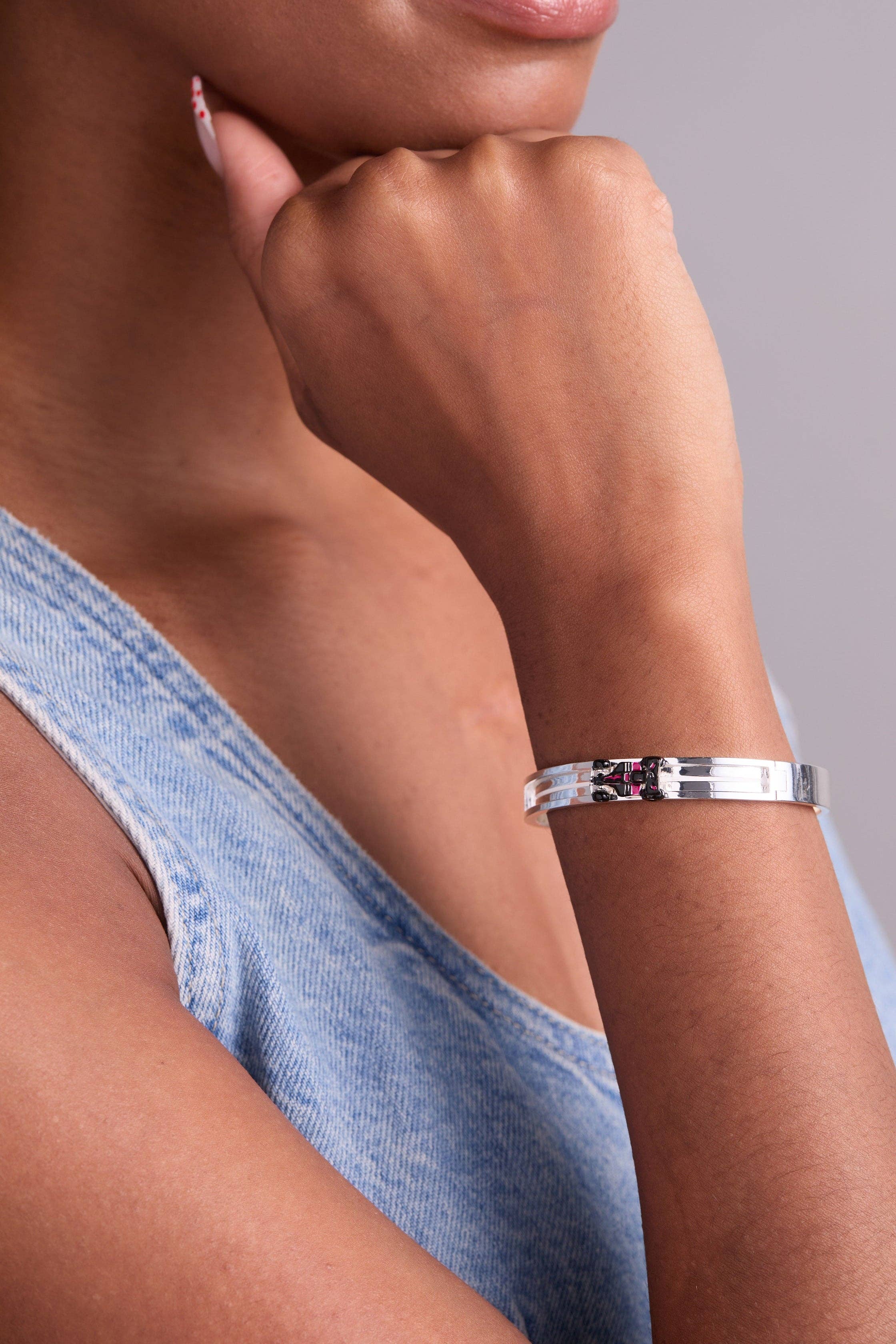 Alex and Ani - Wholesale Bangle Bracelet - Hot Wheels™ Moveable Racecar Hinge Bangle2