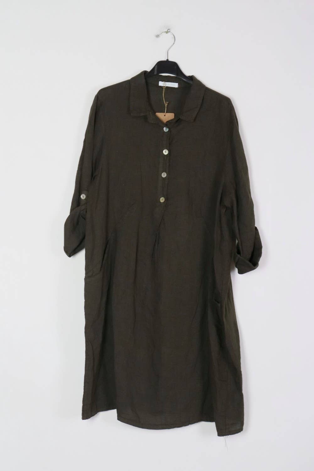 LÉA & LUC – Engroshandel Kjole - Dame – Korte kjoler i 100% hør REF. 135150