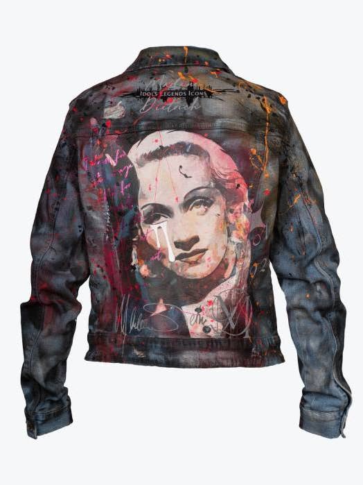 Chaqueta vaquera Mujer Marlene Dietrich para venta al por mayor de Idols Legends Icons