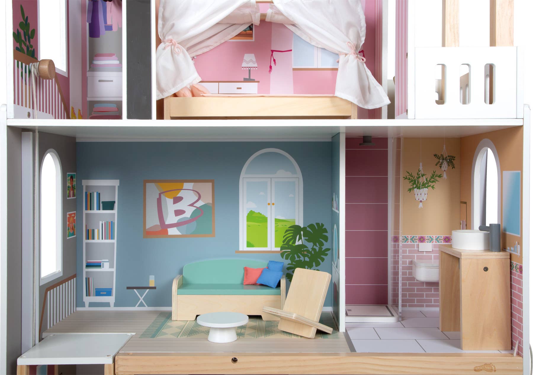 small foot - Wholesale Doll Accessory Kit - Kids - Dollhouse Dream Villa XL | Dollhouses | Wooden Toys8