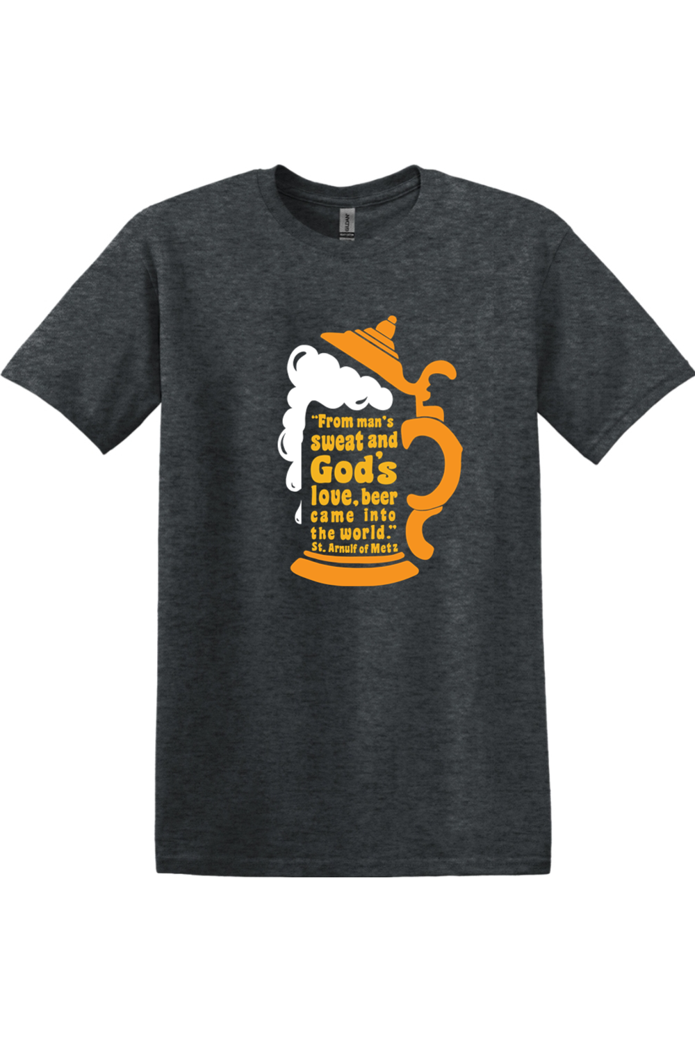 Sock Religious - Wholesale Screen Printed T-Shirt - Unisex - Beer Stein Quote - Adult T-shirt7