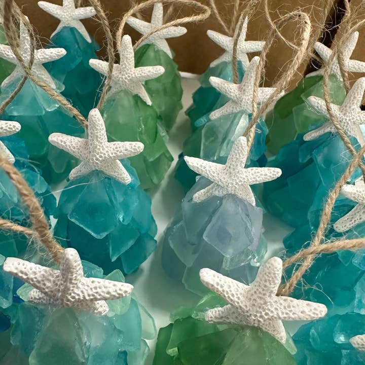 A SEAGLASS CREATION/SALTY SIGNS DESIGNS - Wholesale Ornament - Seaglass 3D Ornament