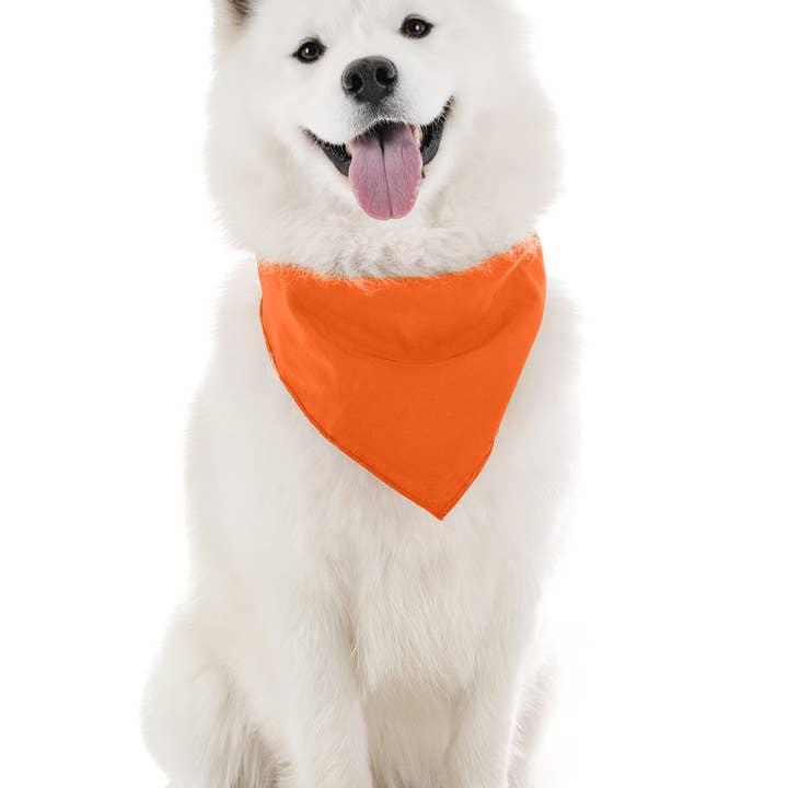 Bandanas Wholesale - Wholesale Pet Bandana - Dog - Pack of 30 XL Oversized Polyester Dog Bandanas Solid Colors