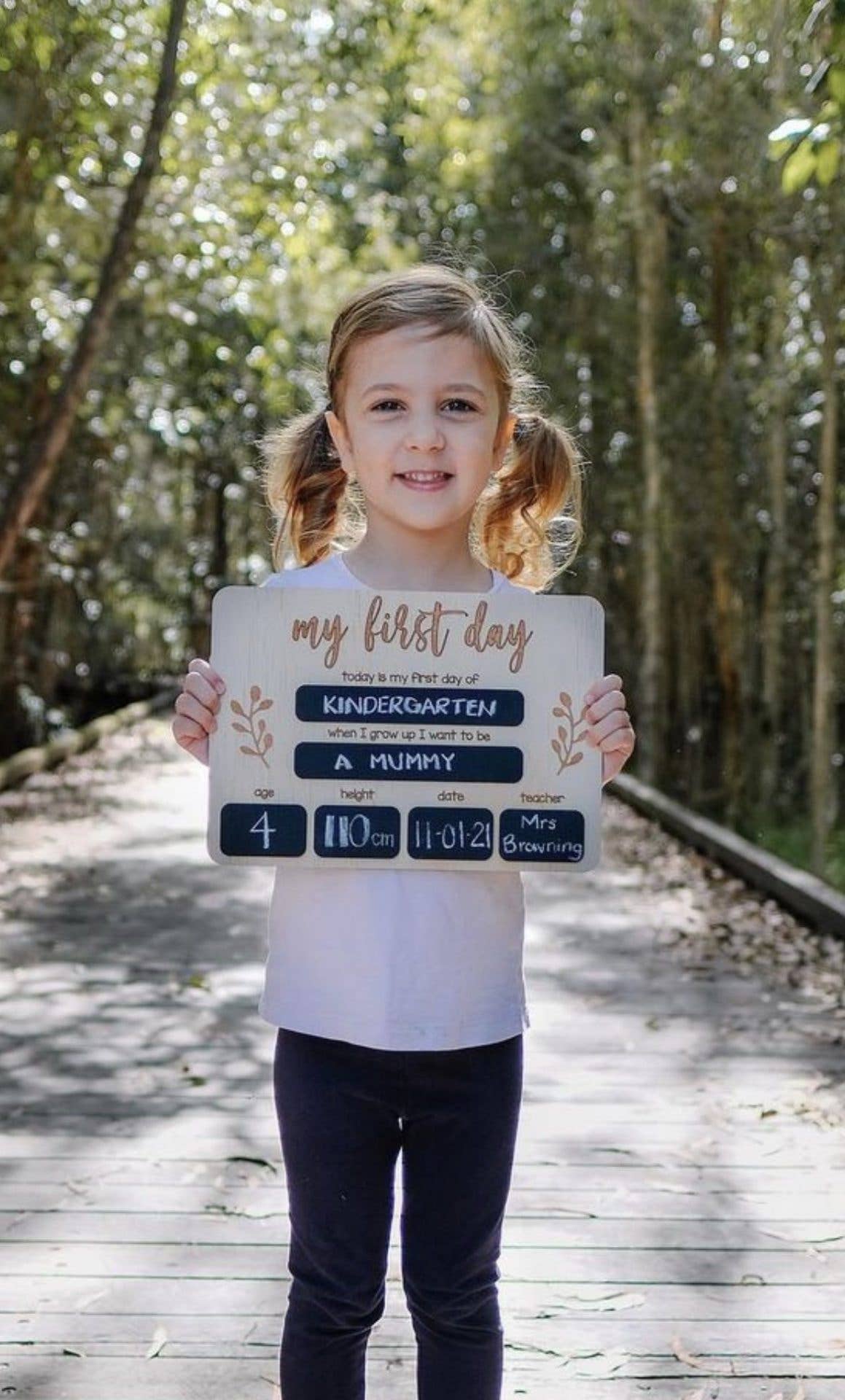 Timber Tinkers - Wholesale Milestone Art/Keepsake - Kids & Baby - First Day of School Board7