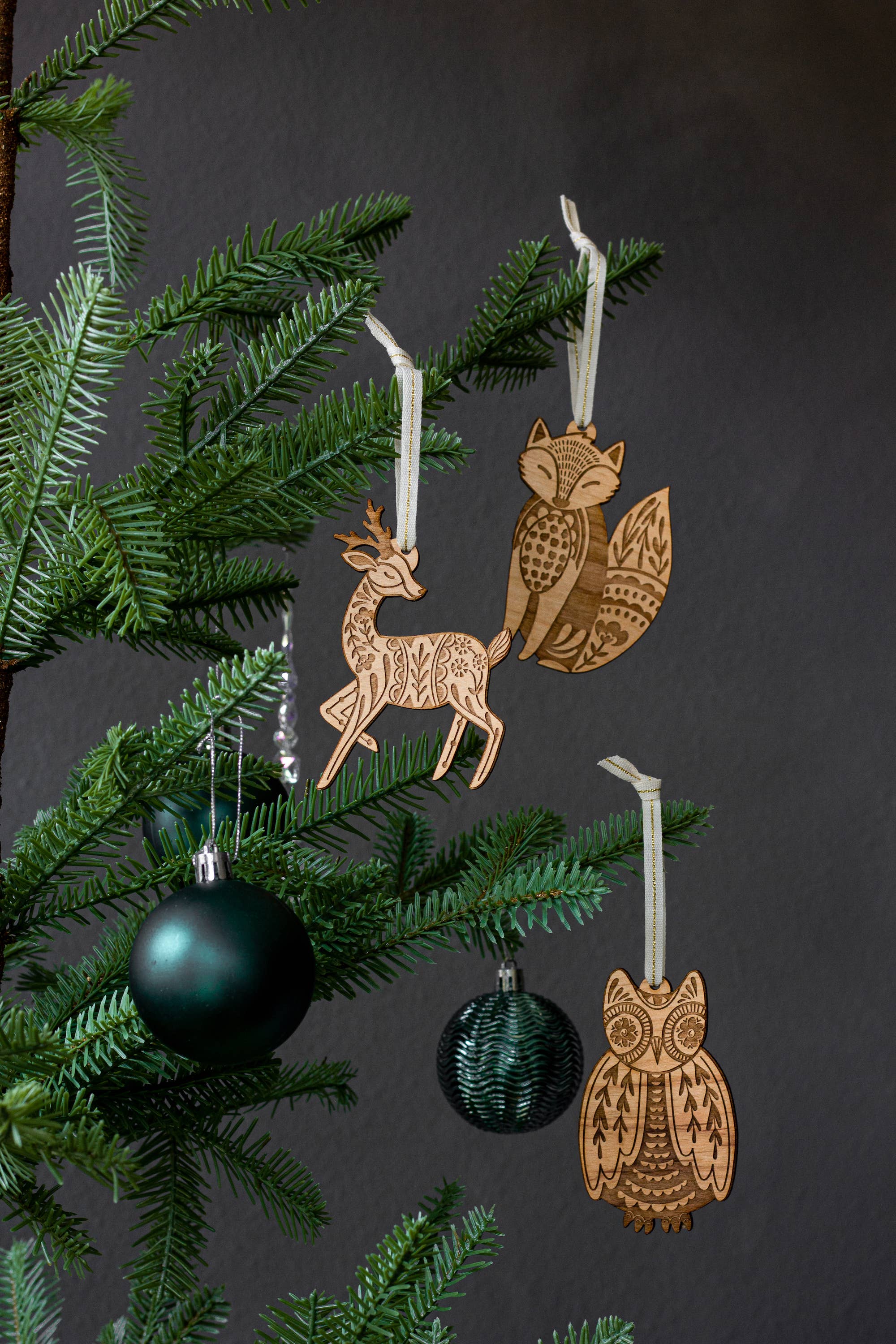 Hereafter - Wholesale Ornament - Deer Wood Ornament1