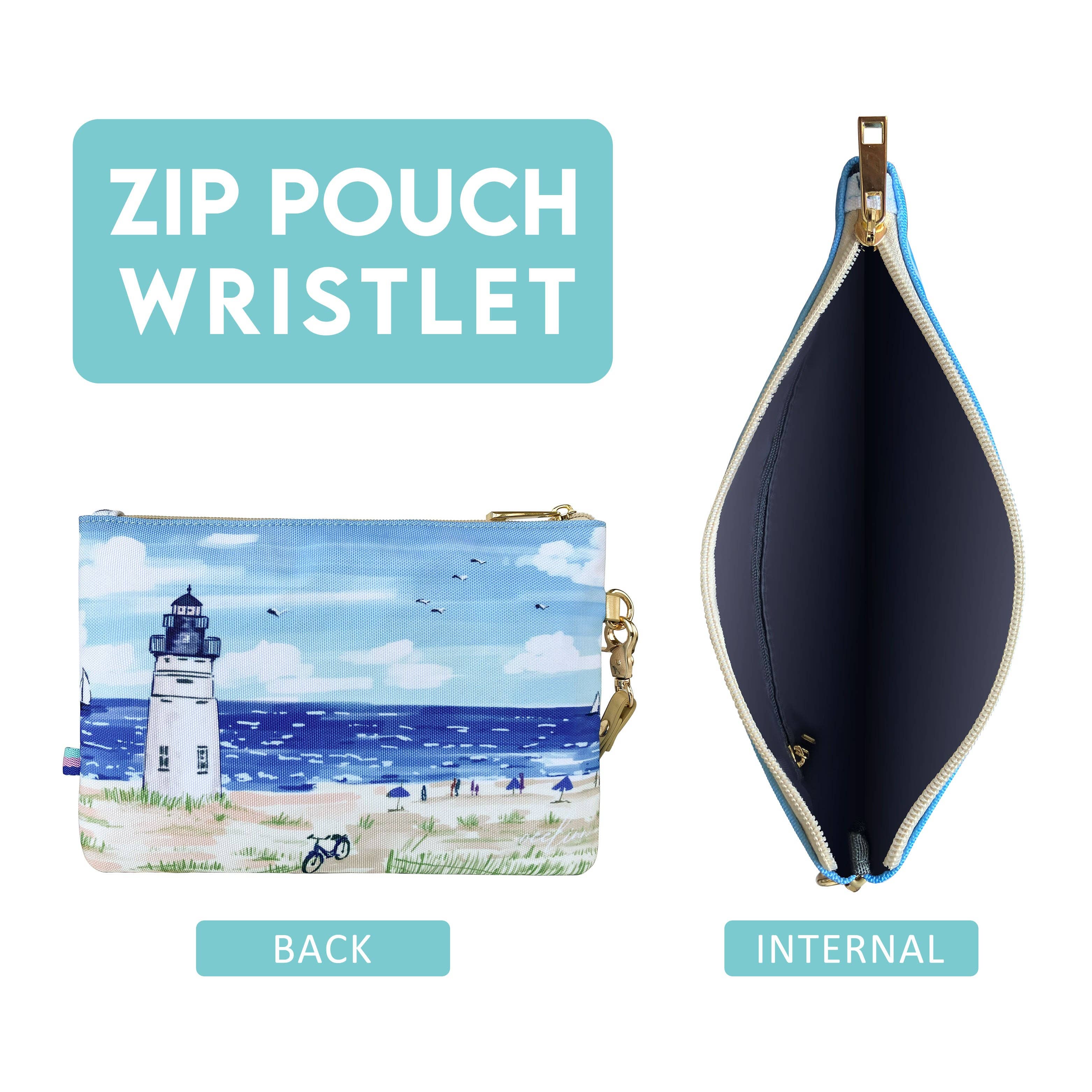OEELINN - Wholesale Pouch - Women's - Zip Pouch Wristlet Features The Design Of The Starry Sky Aquarium2