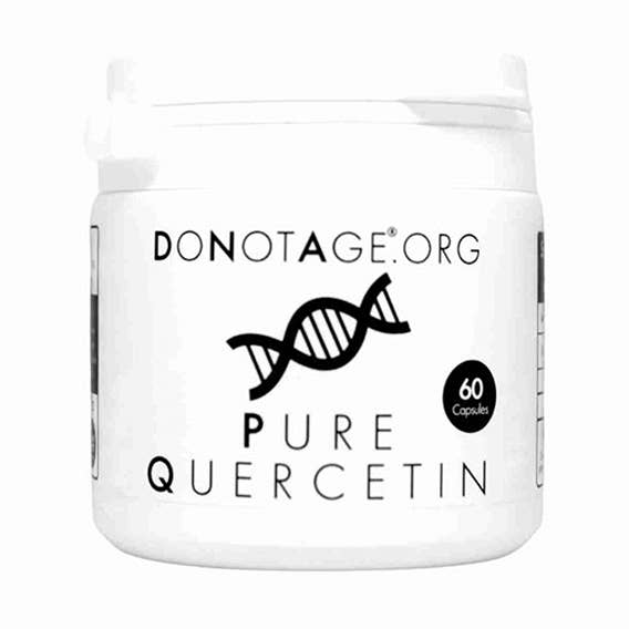 Quercétine pure — Achat unique - 50 unités pour la vente par DoNotAge.org