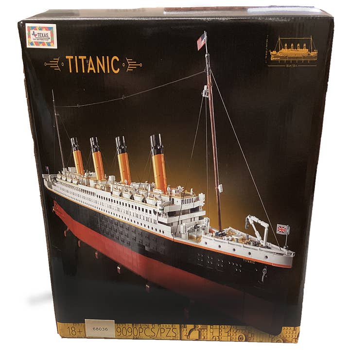 Kit definitivo Titanic con 9.090 pezzi di mattoncini da costruzione per la vendita all'ingrosso da parte di Texas Toy Distribution