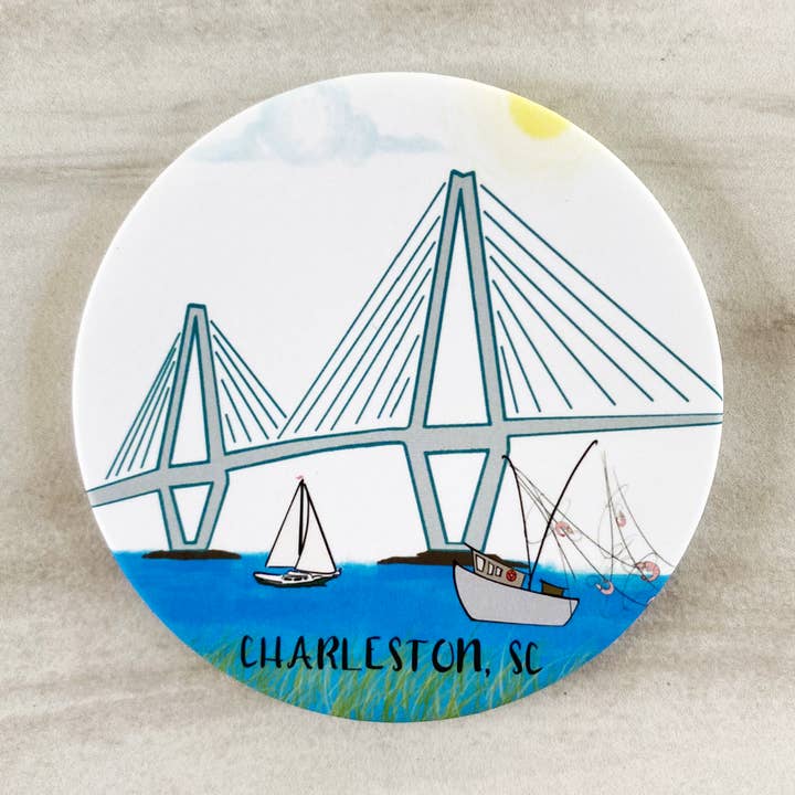 Charleston, SC Porto Coaster por atacado de Nanner Designs