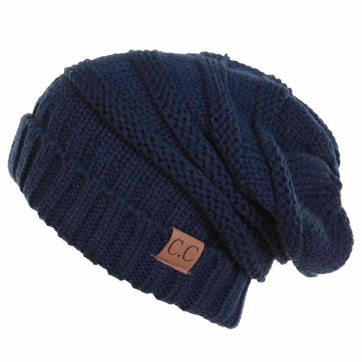 Hana - Wholesale Beanie - Women's - C.C Oversize Slouchy Knitted Beanie19