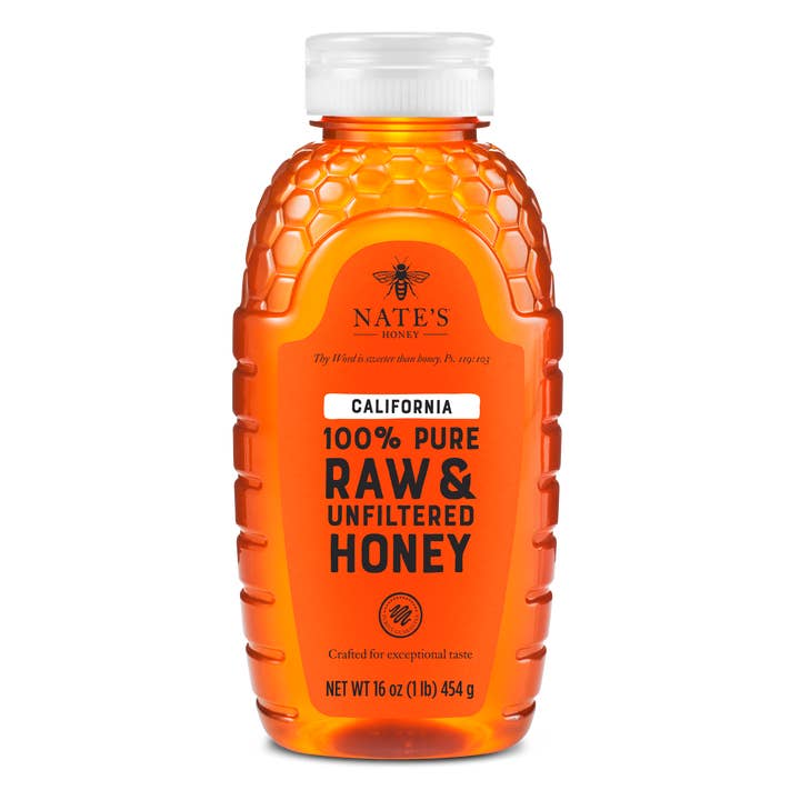 Nature Nate's Raw And Unfiltered California Honey for wholesale by Nate's Honey