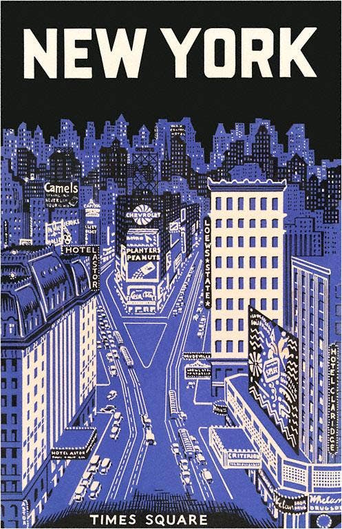 Found Image Press - Wholesale Postcard - Postcard NY-706 New York, Times Square0