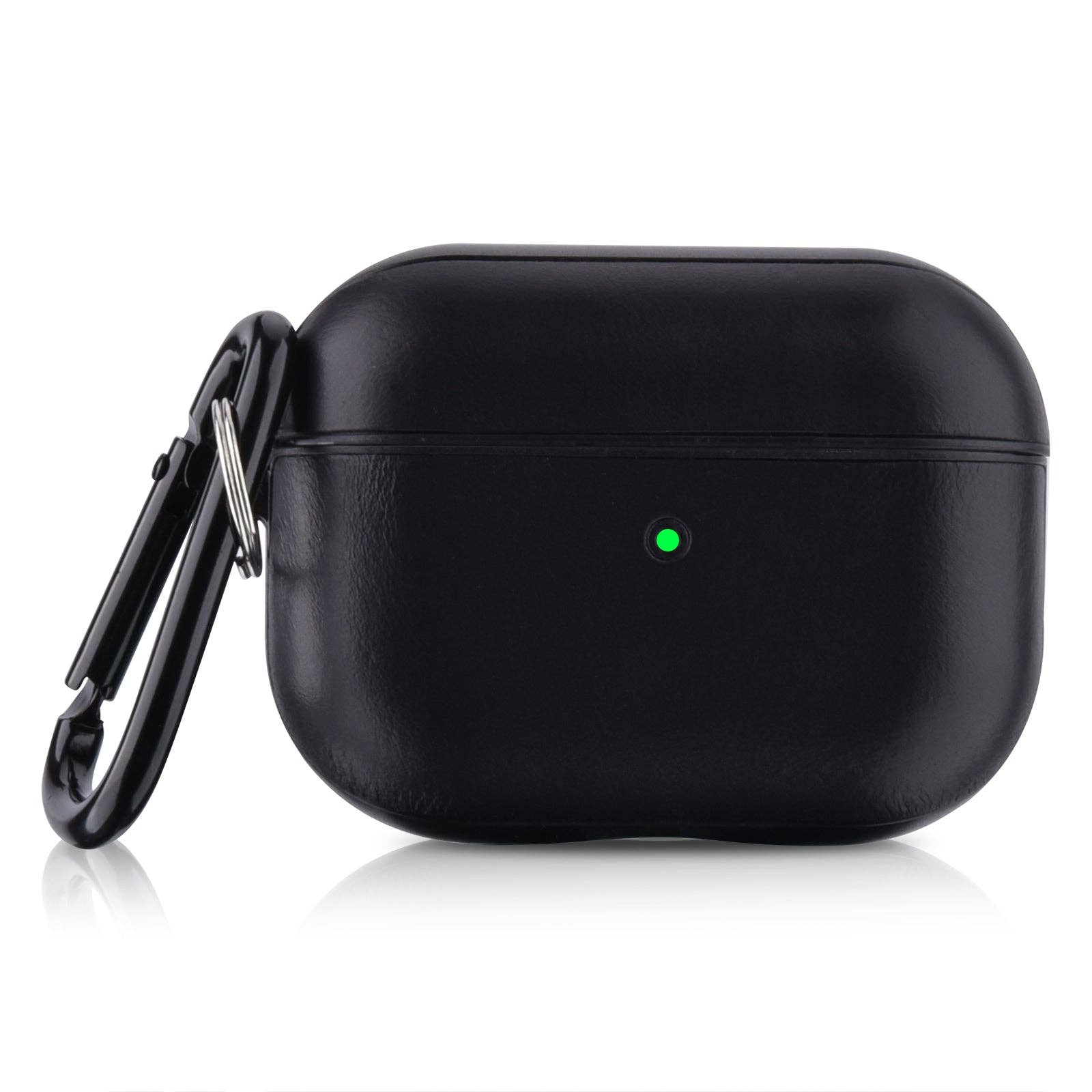 Worryfree Gadgets - Wholesale Earphone/Headphone Case - Unisex - Leather Case for Apple AirPod Pro with Keychain0