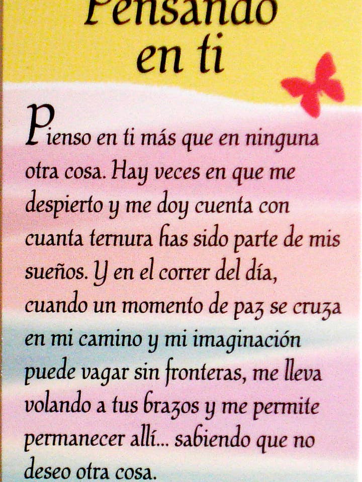 PENSANDO EN TI for wholesale by Blue Mountain Arts