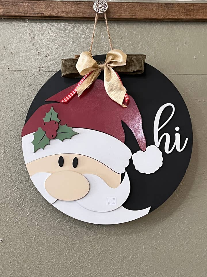 Kit de bricolage de pendurador de porta de Natal por atacado de Rustic Home Co LLC