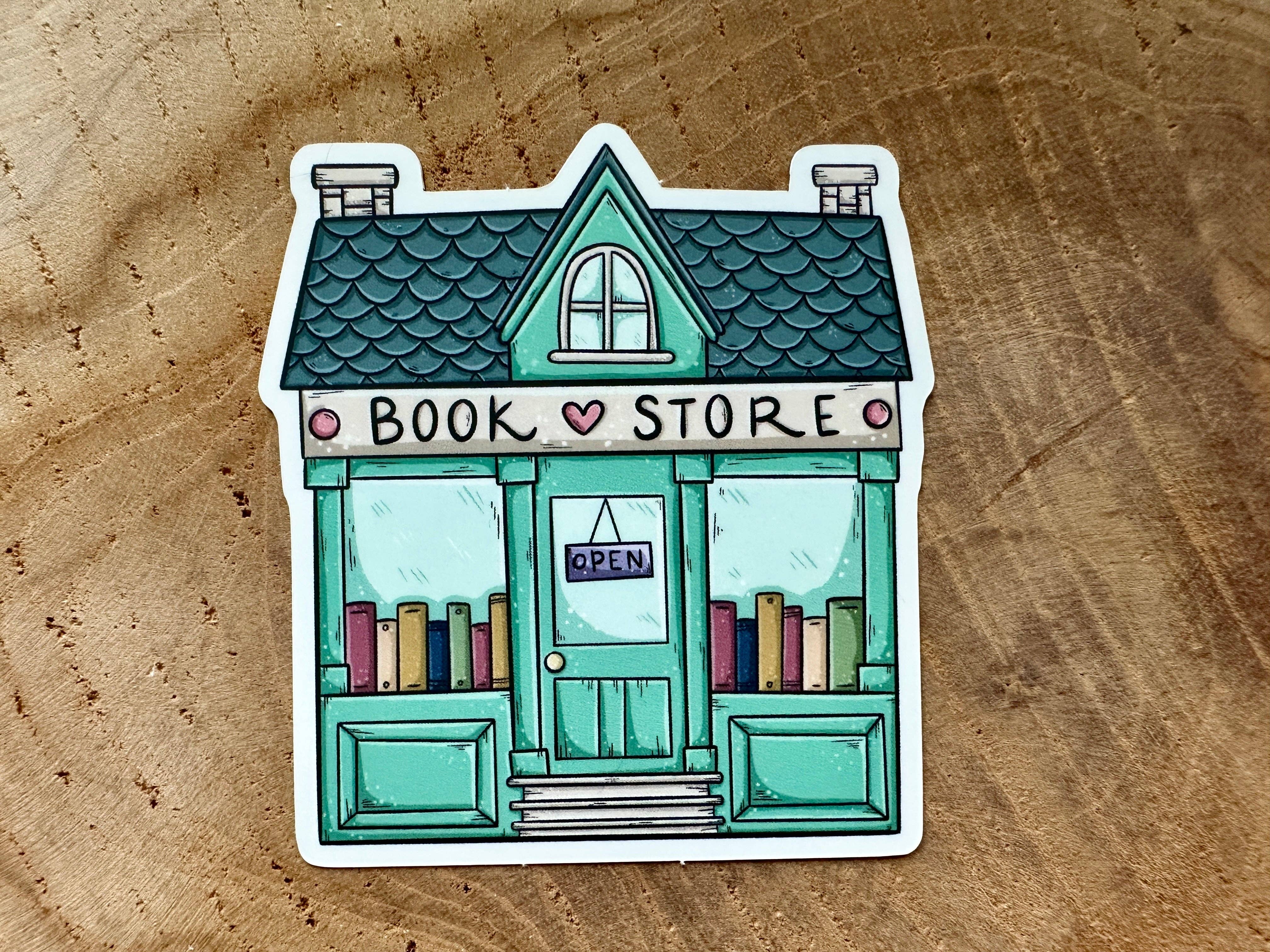 Magic&Books - Wholesale Sticker - Bookstore Die Cut Sticker1