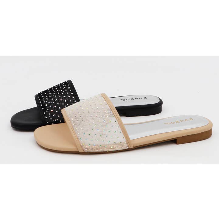 Andrea Bijoux - Vendita all'ingrosso Sandali - Donna - Sandalo piatto con strass3