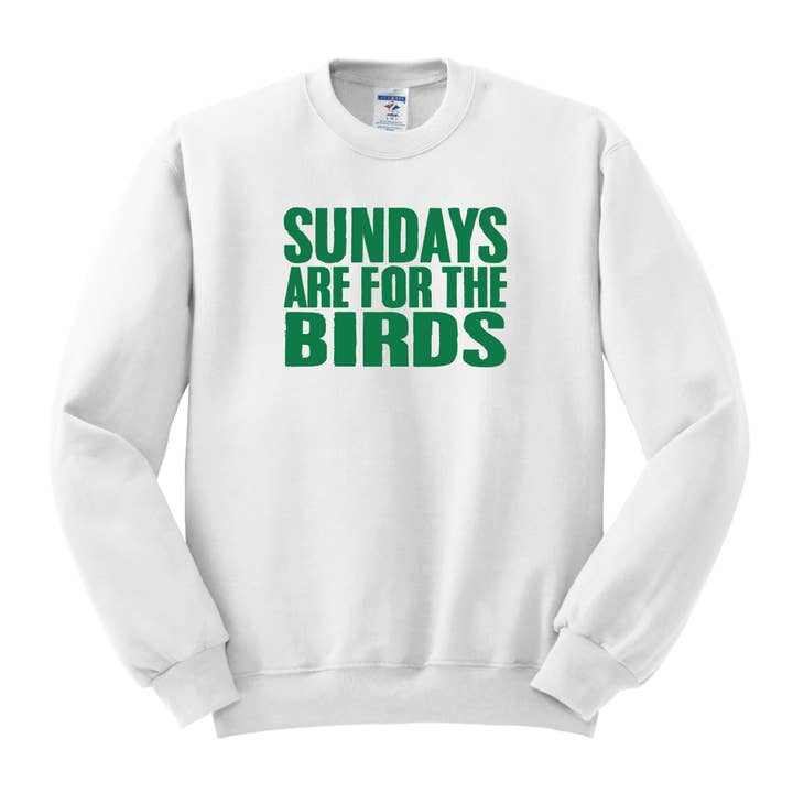Cotton Mule - Wholesale Graphic Sweatshirt - Unisex - Sundays are for the Birds Crewneck Sweatshirt2