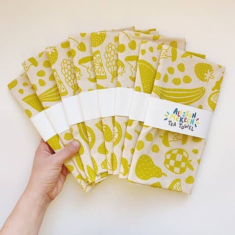Allison Mckeen Art - Wholesale Tea Towel - tea towel - fruit3