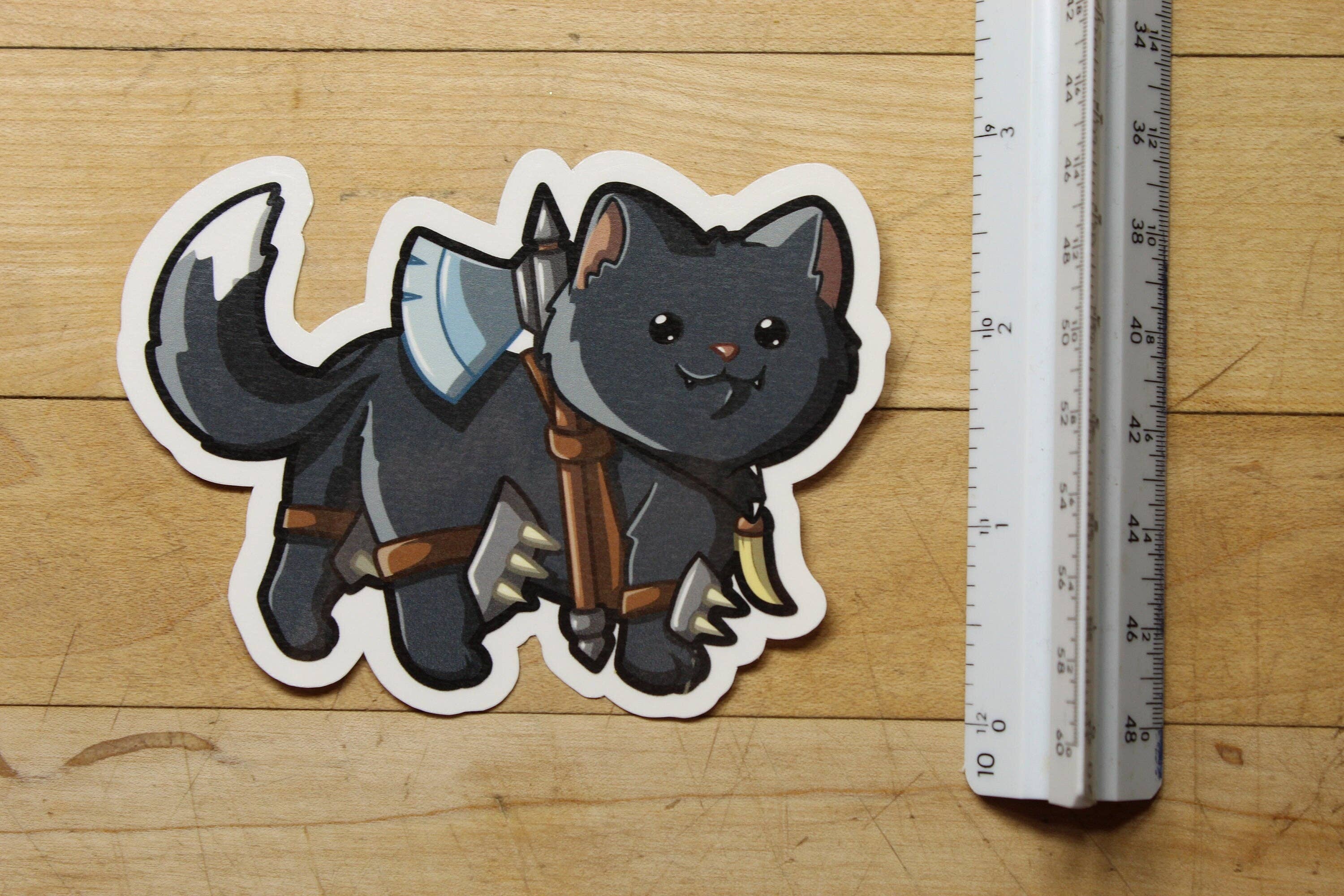 Mega Kawaii Cuties - Wholesale Sticker - Cat- Barbarian Sticker4