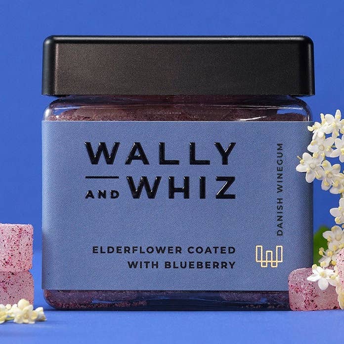 Fleur de sureau avec myrtille, 140g pour la vente par Wally and Whiz