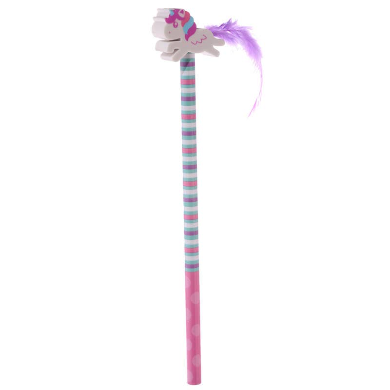 Puckator EU – Großhandel Bleistift – Einhorn-Bleistift mit Radiergummi-Überzug2