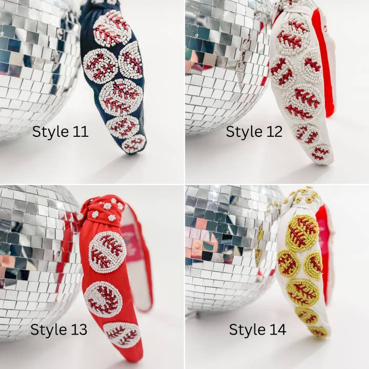 Bash - Wholesale Fashion Headband - Women's - Beaded Headband, Soccer Headband, Hair Accessories