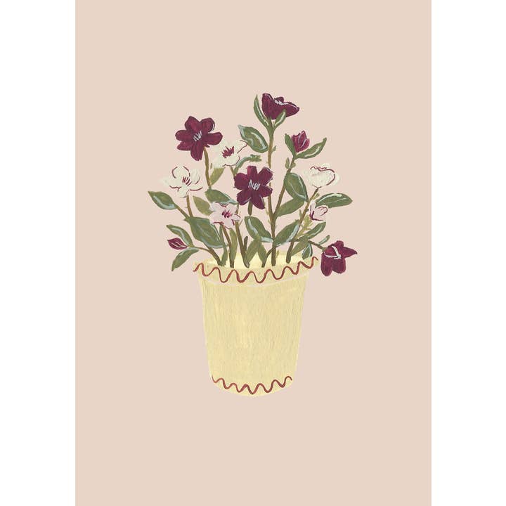 Harriet Watson - Wholesale Art Print - A5 print- Hellebore3