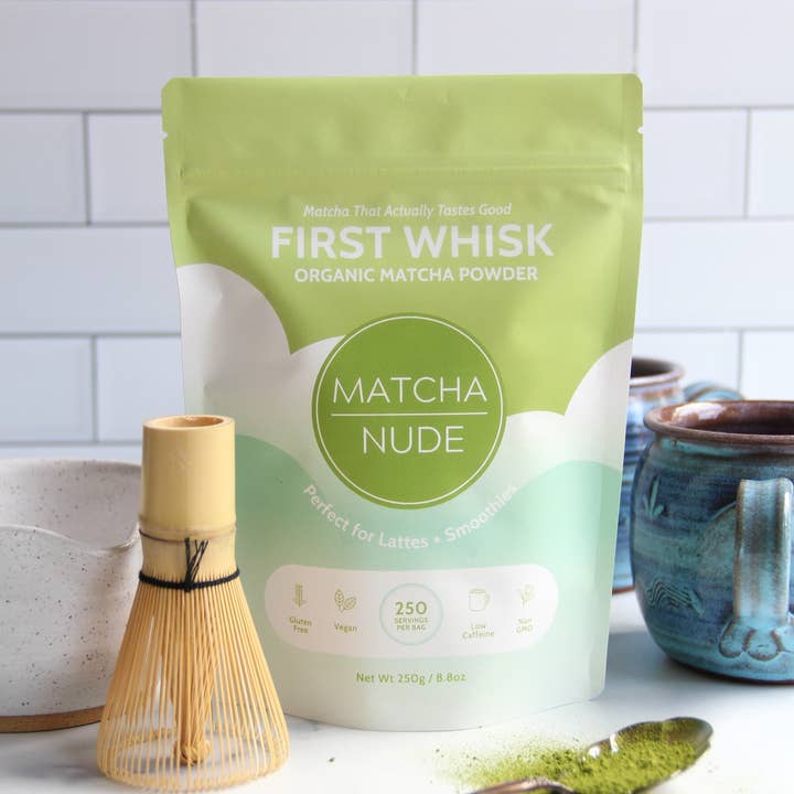 Matcha Nude - Wholesale Health/Detox Tea - First Whisk Organic Matcha – 250g (Min 2 Units)0
