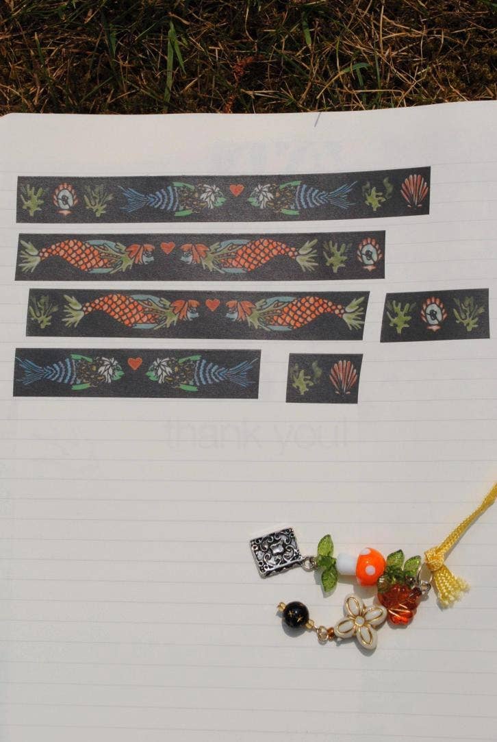 Tulips and Heather – wholesale Washi tape – Mermaid Fairytale Washi Tape8